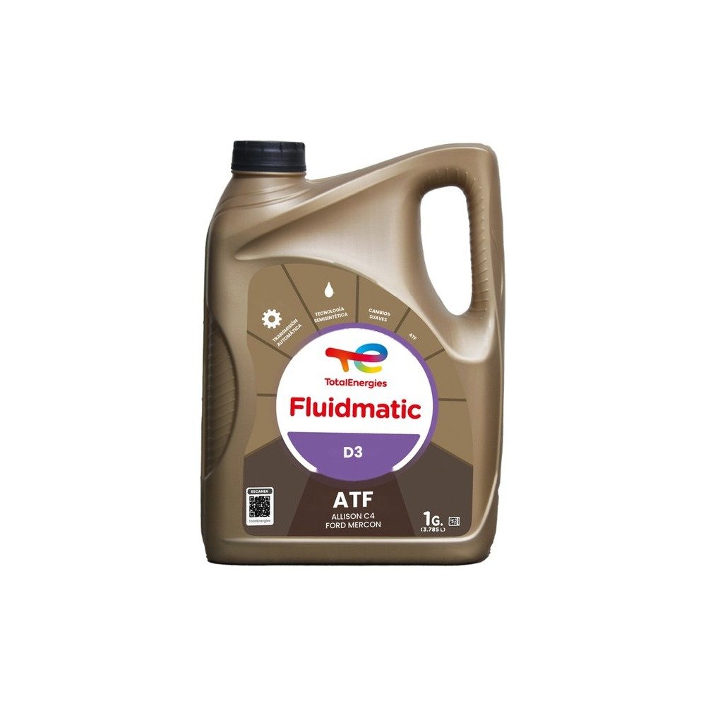 Imagen referencial del envase de FLUIDMATIC D3: galón