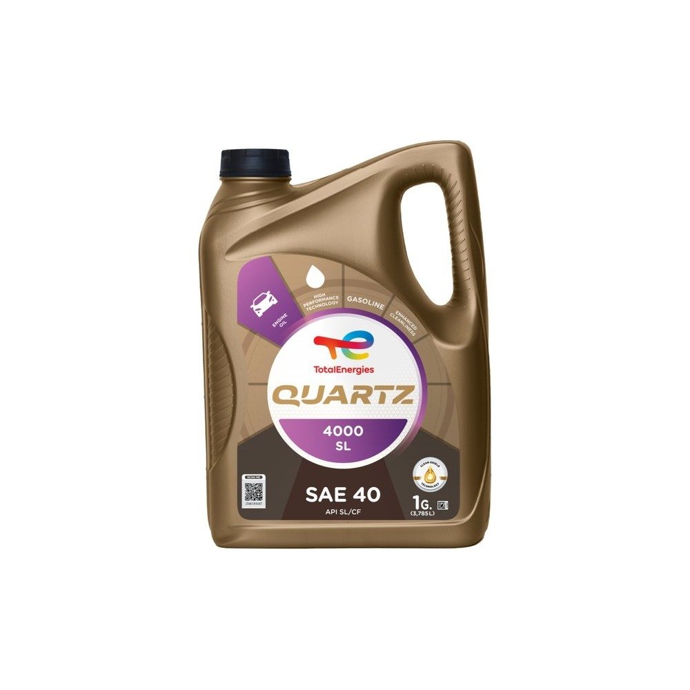 Imagen referencial del envase de QUARTZ 4000 SL SAE 40: galón