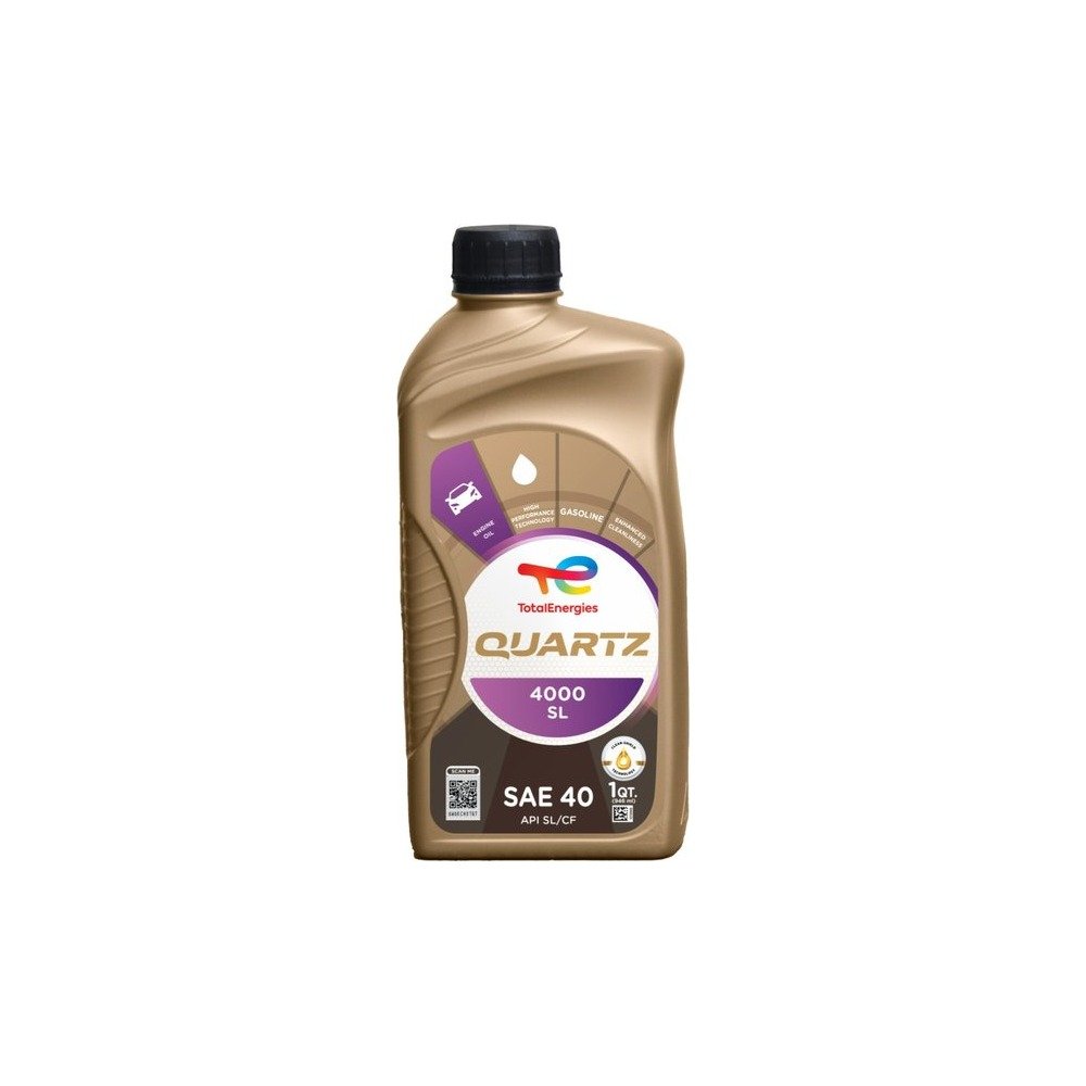 Imagen referencial del envase de QUARTZ 4000 SL SAE 40: litro