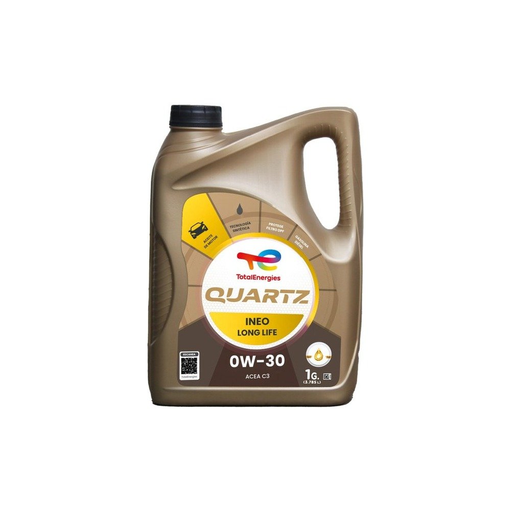 Imagen referencial del envase de QUARTZ INEO LONG LIFE 0W-30: galón